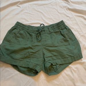 Green shorts